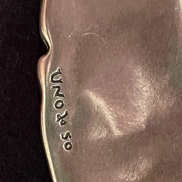 Uno de 50 silver and brown leather choker - Picture 3 of 6